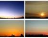 sunsets collage